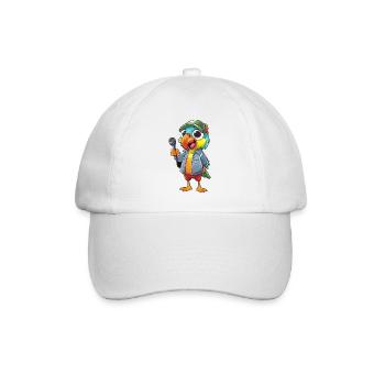 Comedian Squawkster - Baseball Cap - white/white - Front