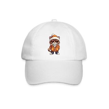 Tiger Winter - Baseballkappe - Weiß/Weiß - Vorne