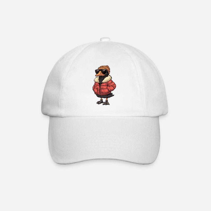 Strauß Winter - Baseballkappe - Weiß/Weiß