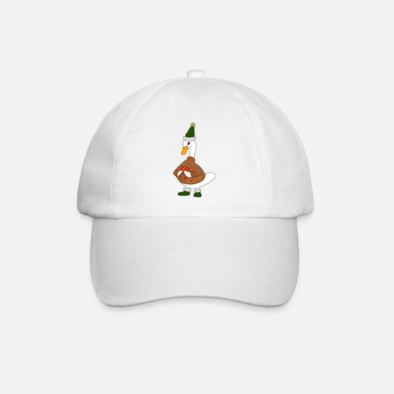 Canard de Noël - Casquette classique - blanc/blanc