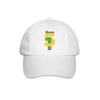 Marl - Baseball Cap - white/white - Front