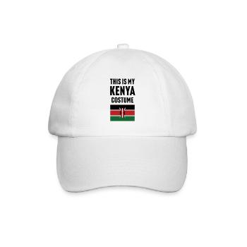 This my Kenya costume - Baseball Cap - white/white - Front