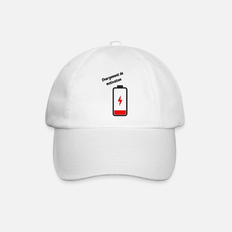 Motivation loading - Baseball Cap - white/white