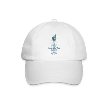 Happy New Year 2026 Party Celebration Design - Baseball Cap - white/white - Front