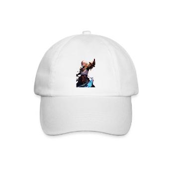 Samouraï des Éléments Maître du Feu et de la Glace - Casquette classique - blanc/blanc - Devant