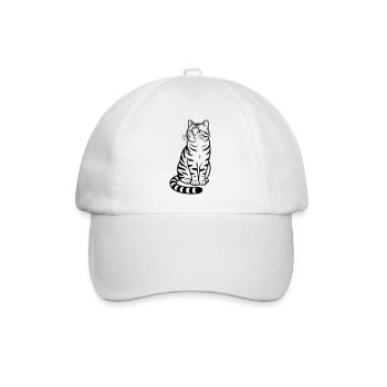 Chat du Bengale - Casquette classique - blanc/blanc - Devant