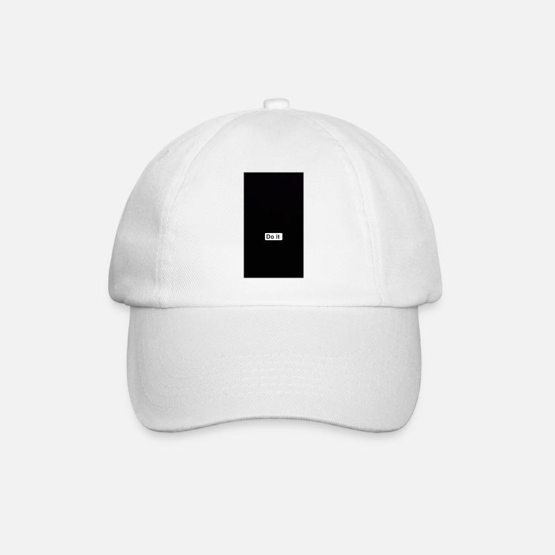 Faites-le en noir minimal - Casquette classique - blanc/blanc