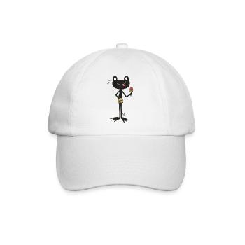 Grenouille avec glace - Casquette classique - blanc/blanc - Devant