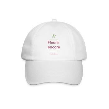 Fleurir Encore Floral - Casquette classique - blanc/blanc - Devant