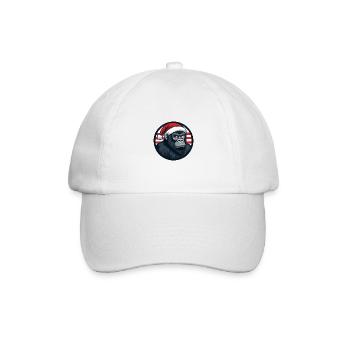 Gorilla Weihnachten Christmas - Baseball Cap - white/white - Front