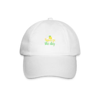 Lemonade Squeeze Day Summer Lovers Lemon Juice - Baseball Cap - white/white - Front