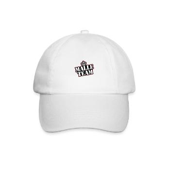Malle Team - Baseball Cap - white/white - Front