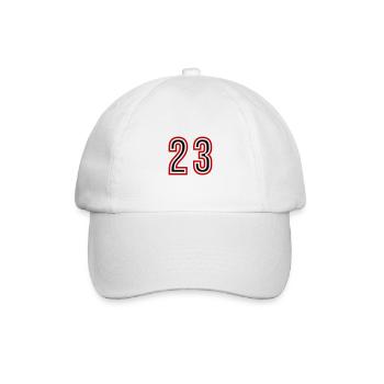 23 Number Years Jersey - Baseball Cap - white/white - Front
