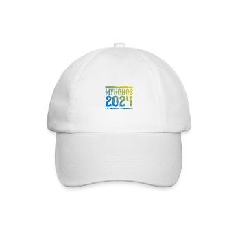 Mykonos 2024 - Baseball Cap - white/white - Front