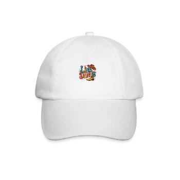 La danse en ligne : mon hobby, ma passion - Casquette classique - blanc/blanc - Devant