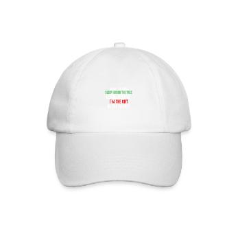 Weihnachtshumor -Männer Frauen Favoriten lustig We - Baseballkappe - Weiß/Weiß - Vorne