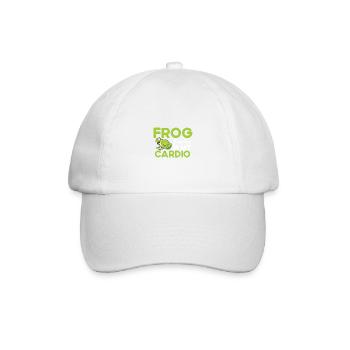 Frog catcher funny quote catch frog -gigging - Baseball Cap - white/white - Front