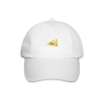 Cheese crunchy mouse - Baseball Cap - white/white - Front
