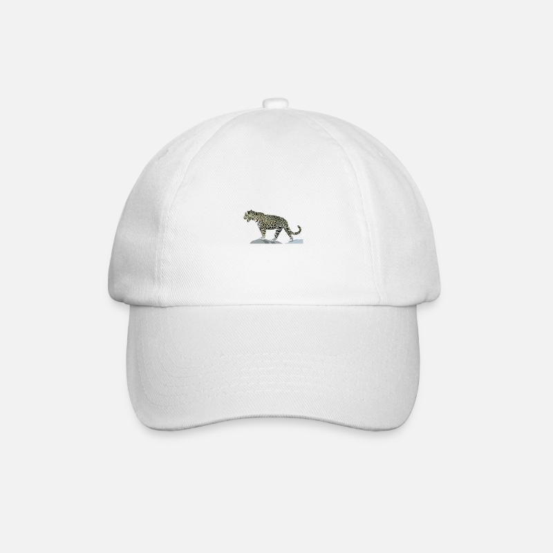 Der Jaguar Charko - Baseballkappe - Weiß/Weiß