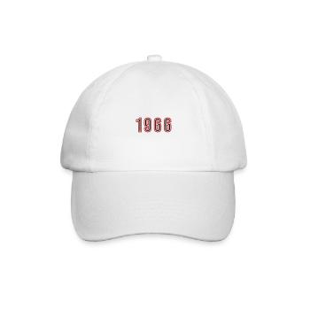 1966 Year Number - Baseball Cap - white/white - Front
