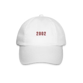 2002 Année Numéro - Casquette classique - blanc/blanc - Devant