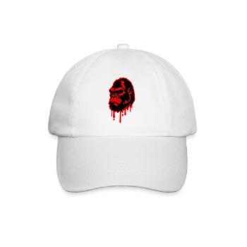 Gorilla Symbol Head - Baseball Cap - white/white - Front