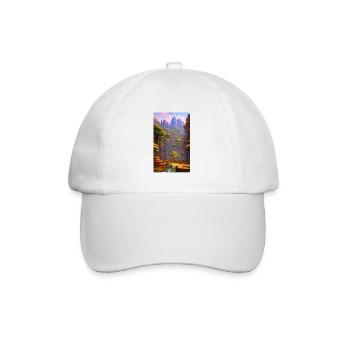 Un monde dystopique oublié - Casquette classique - blanc/blanc - Devant