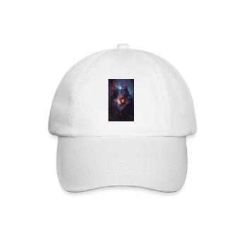 Demons Fantasy love scene - Baseball Cap - white/white - Front