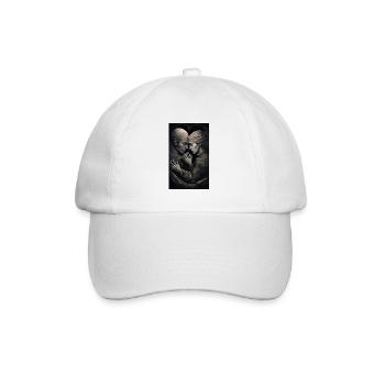 Elderly love in a grim time - Baseball Cap - white/white - Front