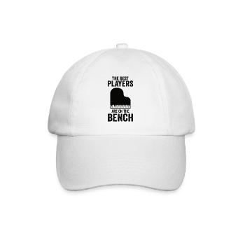 Les meilleurs joueurs Pianiste Pianiste - Casquette classique - blanc/blanc - Devant
