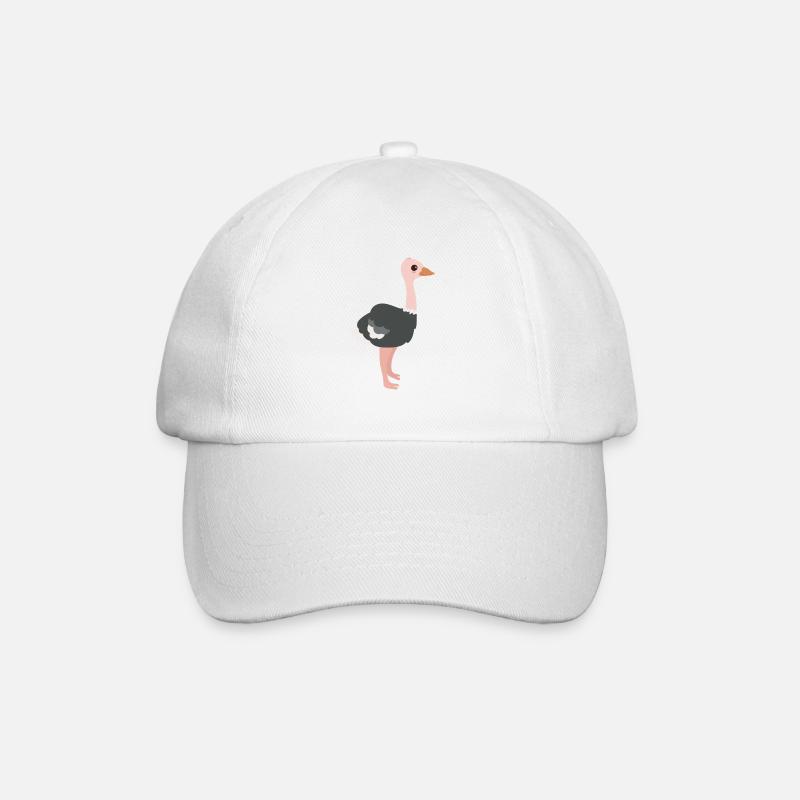 Strauß - Baseballkappe - Weiß/Weiß