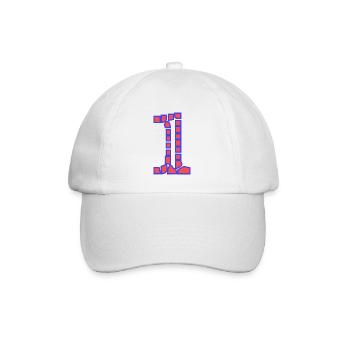 1. 1 year. 1st ANNIVERSARY. 1 YEAR ANNIVERSARY - Baseball Cap - white/white - Front