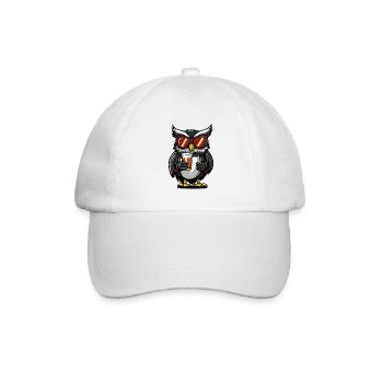 hibou après-ski bière bande dessinée - Casquette classique - blanc/blanc - Devant