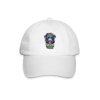 Ibiza 2025 Singe - Casquette classique - blanc/blanc - Devant