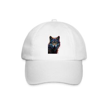 Wolf - Baseball Cap - white/white - Front