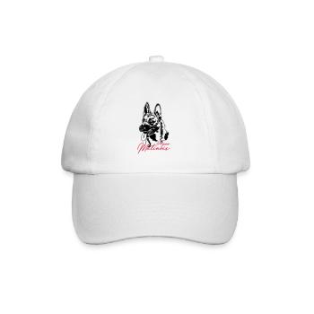 Chien Malinois belge chien de sport chiens Wilsigns - Casquette classique - blanc/blanc - Devant