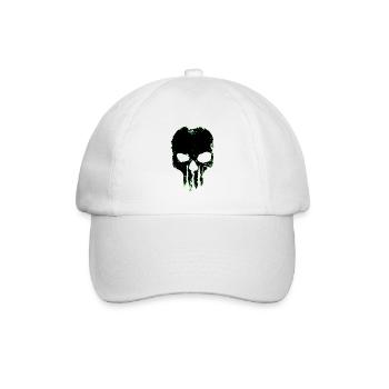 Skull skull horror gift gift idea - Baseball Cap - white/white - Front