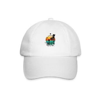 Surf rétro - Casquette classique - blanc/blanc - Devant