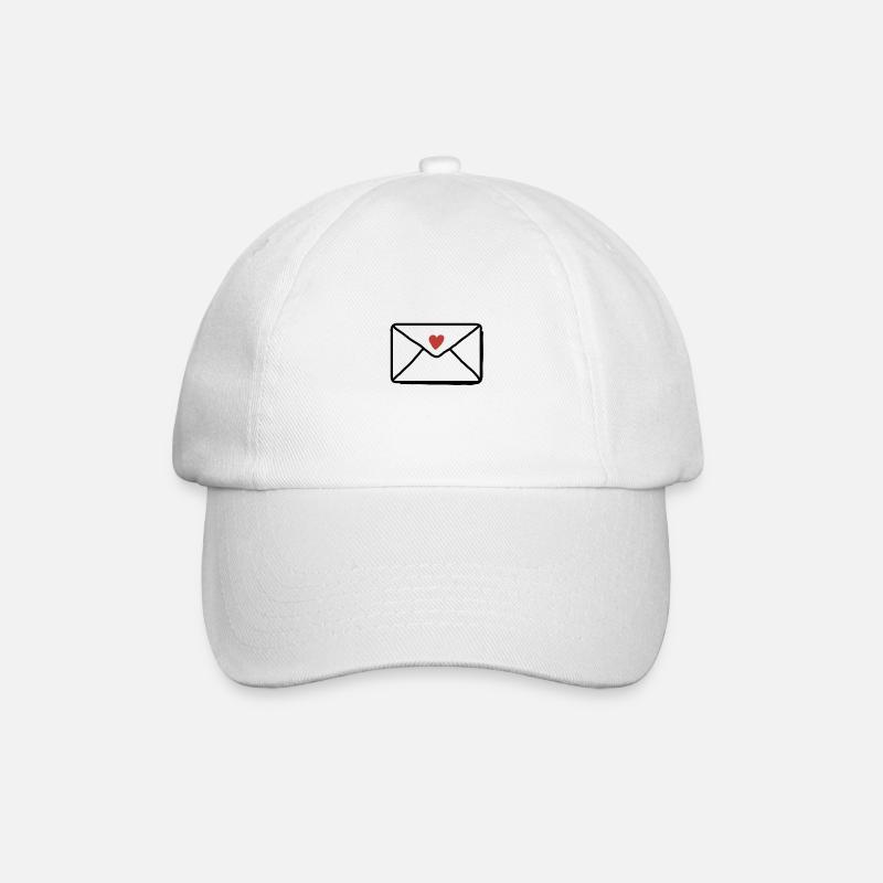 Dear letter - Baseball Cap - white/white