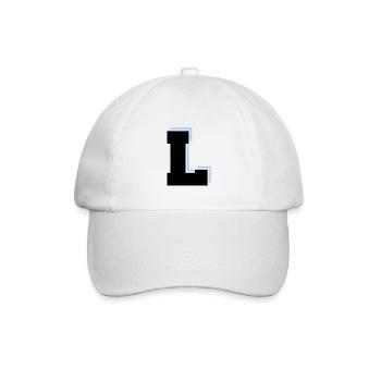 Letter L - Transgender Flag - Baseball Cap - white/white - Front