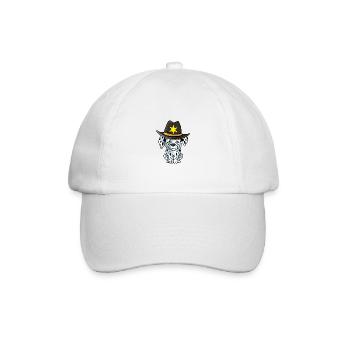 Sheriff Dalmatian Patrol Officer Gift - Casquette classique - blanc/blanc - Devant