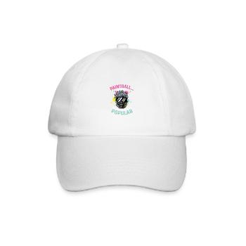 Maske tragen Hobbyist Geschenk - Baseballkappe - Weiß/Weiß - Vorne