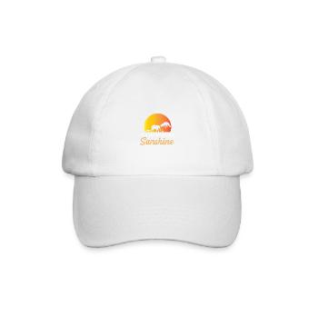 Afrique Soleil Patriotique Personne Cadeau - Casquette classique - blanc/blanc - Devant