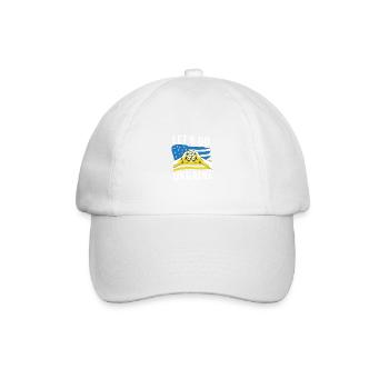Allons ukraine Personne sympathique Gif - Casquette classique - blanc/blanc - Devant
