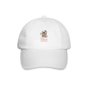 Cats hoard disorders Ailurophil Gift - Baseball Cap - white/white - Front