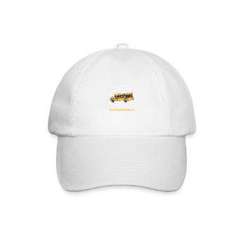 #SchoolBusriiverLife school bus driver gift - Baseball Cap - white/white - Front