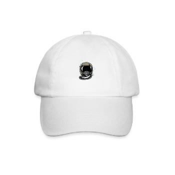 Pilothelm Student Pilot Gift - Baseballkappe - Weiß/Weiß - Vorne