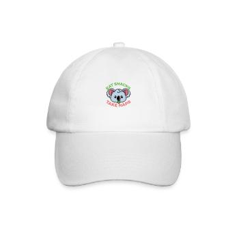 Les siestes gardent le poison des gourmets - Casquette classique - blanc/blanc - Devant