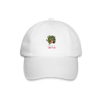 Do not look at sarcastic person gift - Baseball Cap - white/white - Front