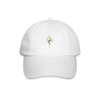 Weibliche Rugbyspieler Sportler Gift - Baseballkappe - Weiß/Weiß - Vorne